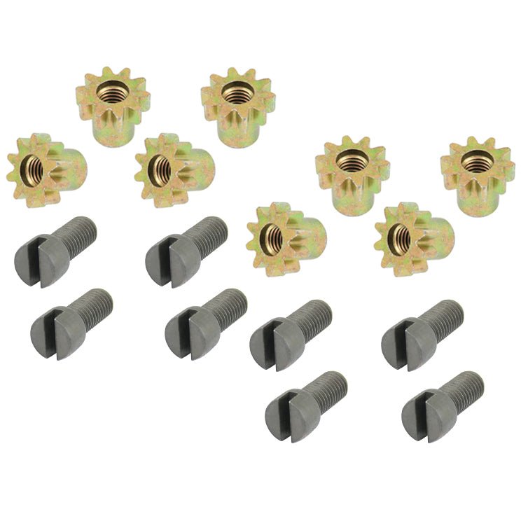 Vw Bug Brake Adjusting Screw With Star. Beetle, Ghia 1958 - 64, Bus 1950 - 55, Set8 - Moore Parts