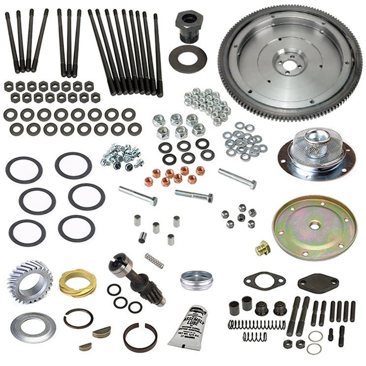 Vw Bug Engine Rebuild Hardware Kit, 10mm Head Studs, Crank Gears, Stock Flywheel - Moore Parts