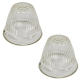 Vw Bug Left Or Right Clear Front Bullet Turn Signal Lens 1955 - 57, Pair - Moore Parts