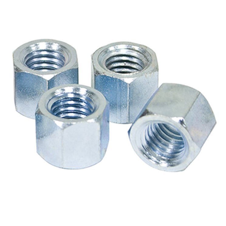 Vw Bug Zinc Plated Intake / Exhaust Nut, 8mm-1.25mm, 11mm Hex Head, Set Of 4 - Moore Parts