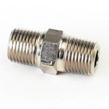 1/8" NPT To 1/8" NPT Adapter Fitting - Steel Male Coupler - Moore Parts