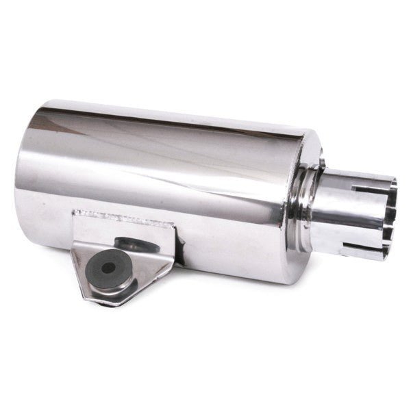 4" Stainless Hot Shot Muffler With 2" Clamp On Opening. 9 - 1/2" Length Built In Bracket - Moore Parts