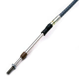 72" Push - Pull Throttle Cable Grooved Housing Ends 3 - 1/8" Movement - Moore Parts