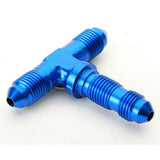 An Hose Adapter Bulkhead T - Fitting - Male 3 All Sides - Blue 2 - Moore Parts