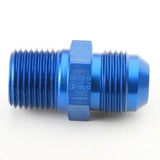 An Hose Adapter Fitting - Male 1/2" NPT To Male 10 / Straight - Blue - Moore Parts