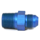 An Hose Adapter Fitting - Male 1/2" NPT To Male 8 / Straight - Blue - Moore Parts