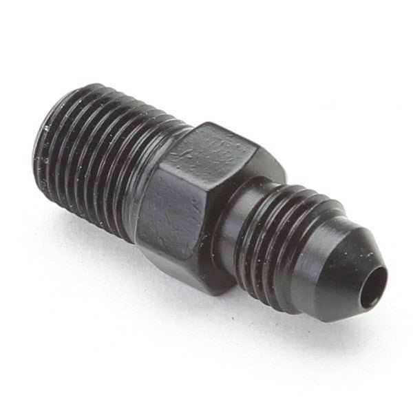 An Hose Adapter Fitting - Male 1/8" NPT To Male 3 / Straight - Black - Moore Parts