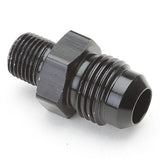 An Hose Adapter Fitting - Male 1/8" NPT To Male 6 / Straight - Black - Moore Parts