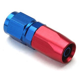 An Hose End Fitting - Female 4 / Straight - Blue/Red - Moore Parts