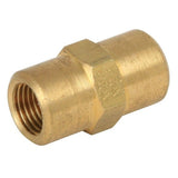 Brass Brake Line Union 10mm Female Bubble Flare On Both Sides - Moore Parts