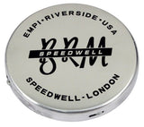 BRM 3/8" Tall Chrome Wheel Cap Fits BRM Empi And Speedwell Wheels - Moore Parts