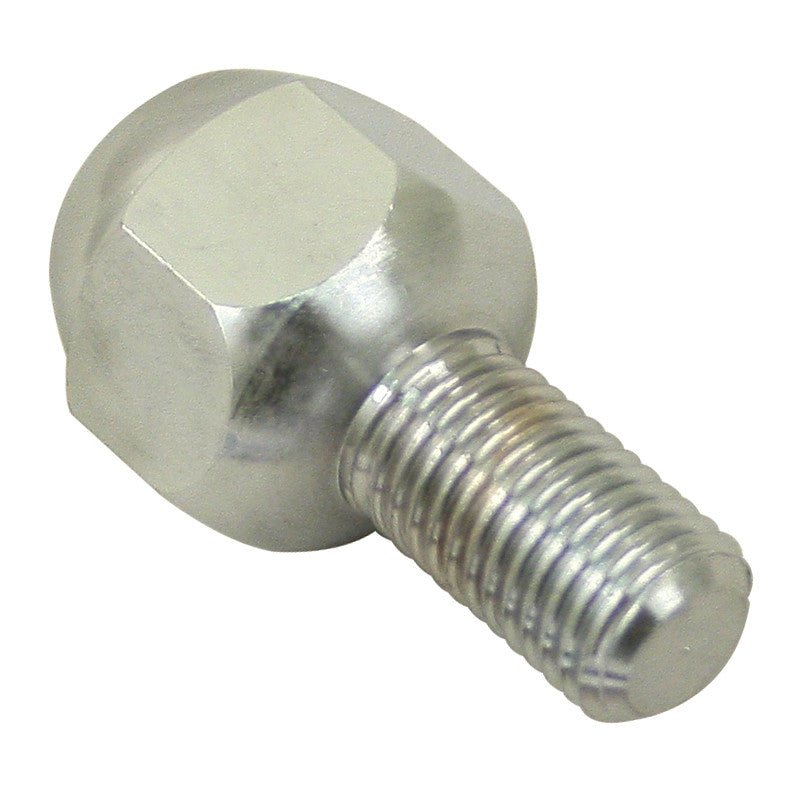 Chrome 12mm Stock Style Lug Bolt, 20mm Length Threads, 10 Pack - Moore Parts