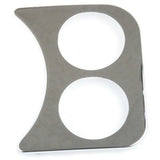 Chrome 2 Gauge Panel - Right Side Speedometer Vw Bug Dash, 2 - 1/16" Holes - Moore Parts