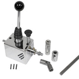 Chrome Dune Buggy Super Shifter With Coupler, U - Joint & Linkage - Moore Parts