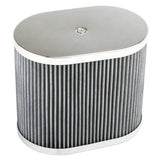 Chrome Oval Air Cleaner Assembly - IDF Weber/Empi HPMX 4 - 1/2" X 7" X 6" - Moore Parts