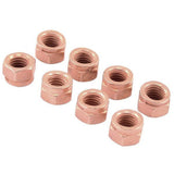 Copper Exhaust Nuts 8mm X 1.25 Threads / Vw Air - cooled Engines, Set Of 8 - Moore Parts