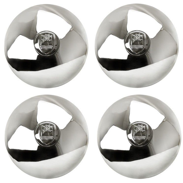 Empi 10 - 1070 Vw Bug 5 Lug Chrome Castle Type Hub Cap To 1965, Set Of 4 - Moore Parts