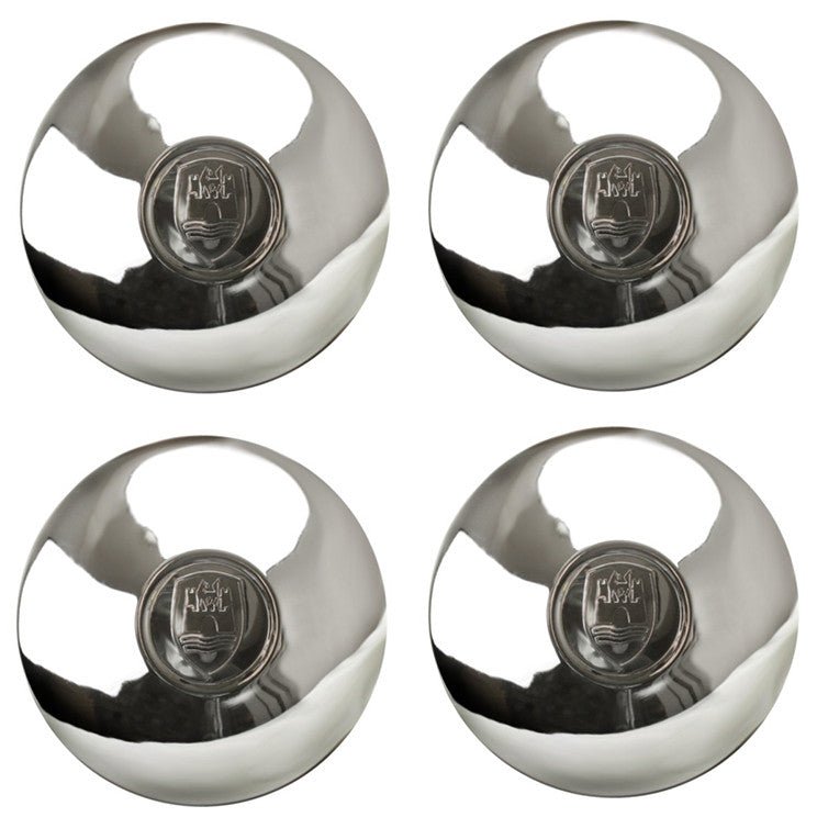 Empi 10 - 1072 Vw Bug 4 Lug Chrome Castle Type Hub Cap 1968 - 77, Set Of 4 - Moore Parts