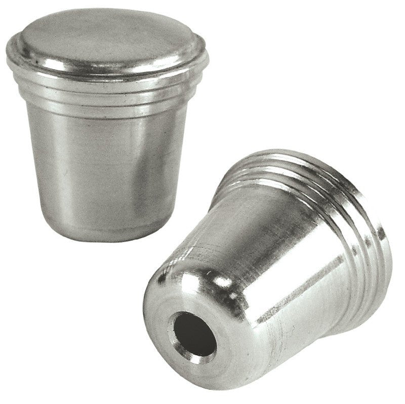 Empi 11 - 4536 Aluminum Push - on Radio Knobs, Classic Vw Bug / Ghia, Pair - Moore Parts