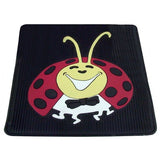 Empi 15 - 1098 Vw Bug Rear Rubber Floor Mats With Colored Lady Bug Impression - Moore Parts