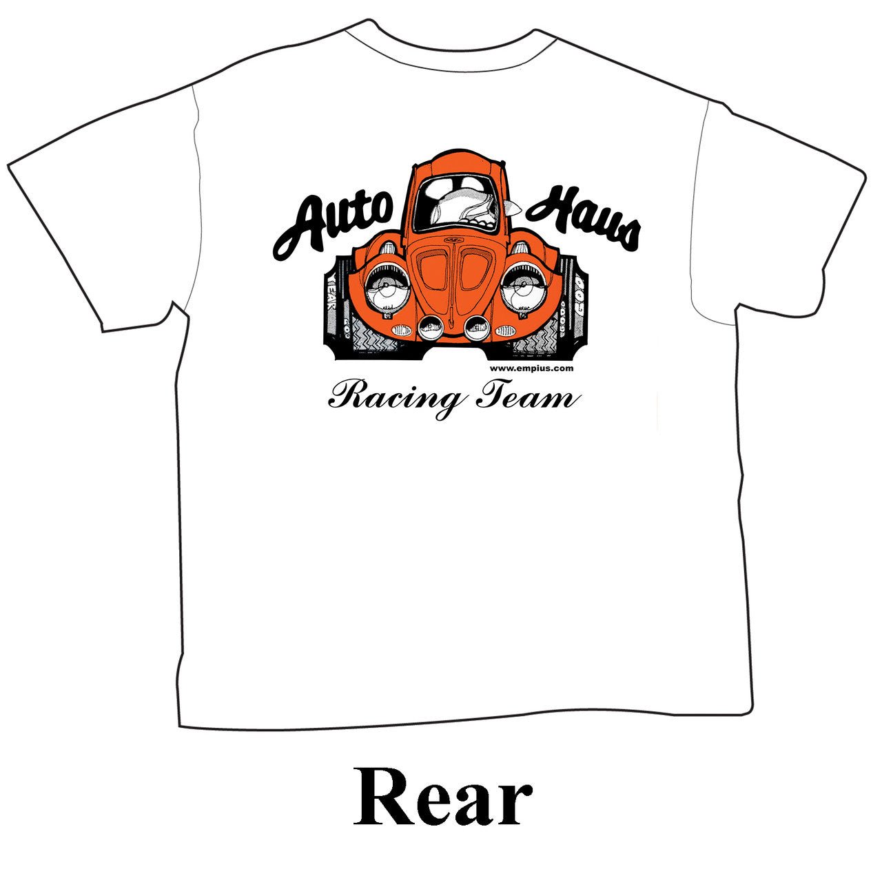 Empi 15 - 4036 Auto Haus White T-Shirt, Large - Moore Parts