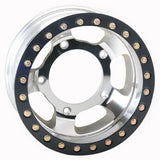 Empi 15" X 4" Vw Bug 5 Lug Race - Trim Off Road Bead - Lock Wheel / Black Ring - Moore Parts