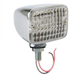 Empi 16 - 9836 LED Mini Tail Lights, Chrome Housing Clear Lens Red & Amber Bulbs, Pr - Moore Parts