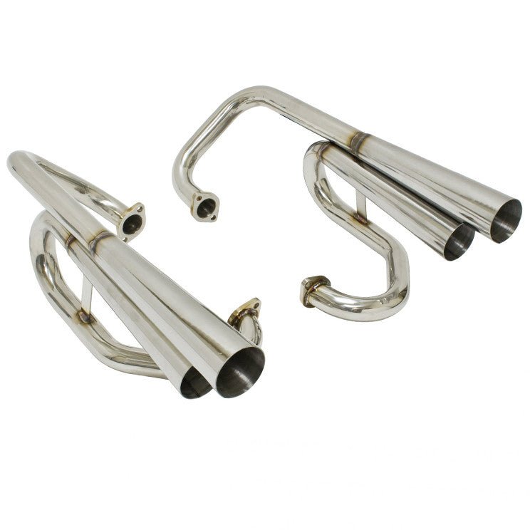 Empi 18 - 1047 Bugpack Stainless Steel Mega Dual Exhaust Fits Air - cooled Vw Engine - Moore Parts