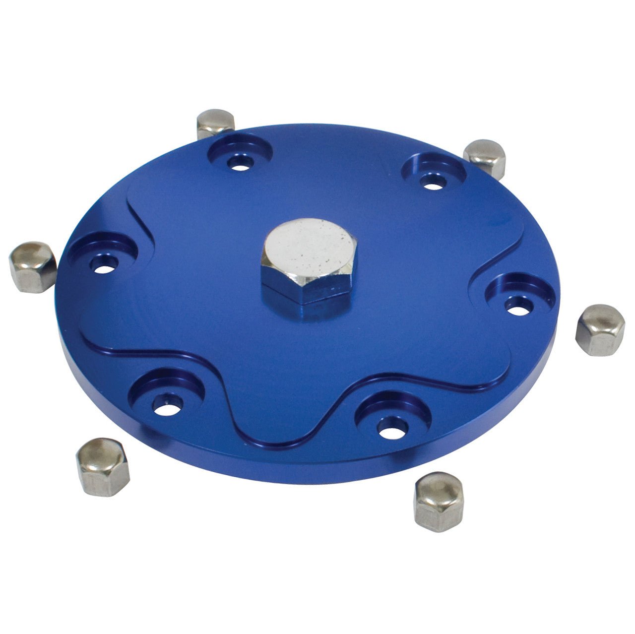 Empi 18 - 1086 Blue Aluminum Oil Sump Plate Kit For Air - cooled Vw Engine - Moore Parts