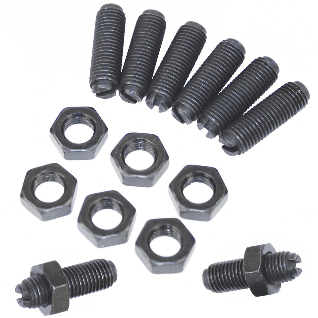 Empi 21 - 2313 Vw Bug O.E. Type Valve Adjusting Screws With Jam Nuts, Set of 8 - Moore Parts