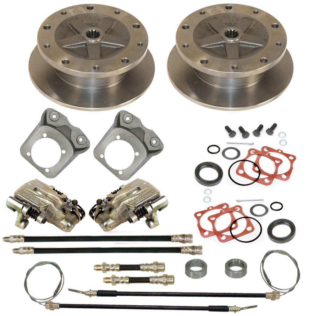Empi 22 - 2927 - F Vw Bug Rear Disc Brake Kit 1968 - 1972, 5 Lug Vw Pattern - Moore Parts