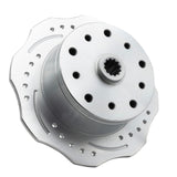 Empi 22 - 3878 - 7 Scalloped Brake Rotors, Right Rear. Double Drilled F/Porsche 5x130mm Pattern & Chevy 5x4.75 - Moore Parts