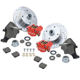 Empi 22 - 6151 - R Vw Bug Front Wilwood Disc Brake Kit Drop Spindle 4 Lug Vw 1966 - 77 - Moore Parts