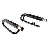 Empi 3376 Black Buggy Dual Exhaust System Vw Baja Bug Manx Buggy Vw Trike - Moore Parts