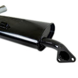 Empi 3666 Black Single Muffler Only For Empi 3682 Header, Vw Bus - Moore Parts