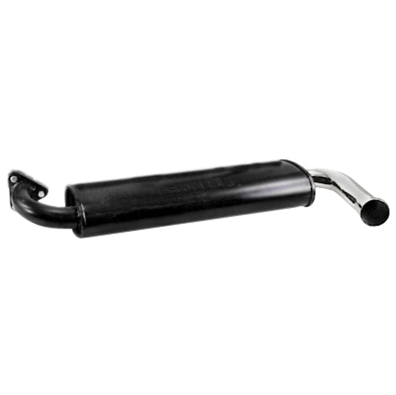Empi 3668 Black Single Muffler Only For Empi 3661 - 7 Header Vw Squareback - Moore Parts