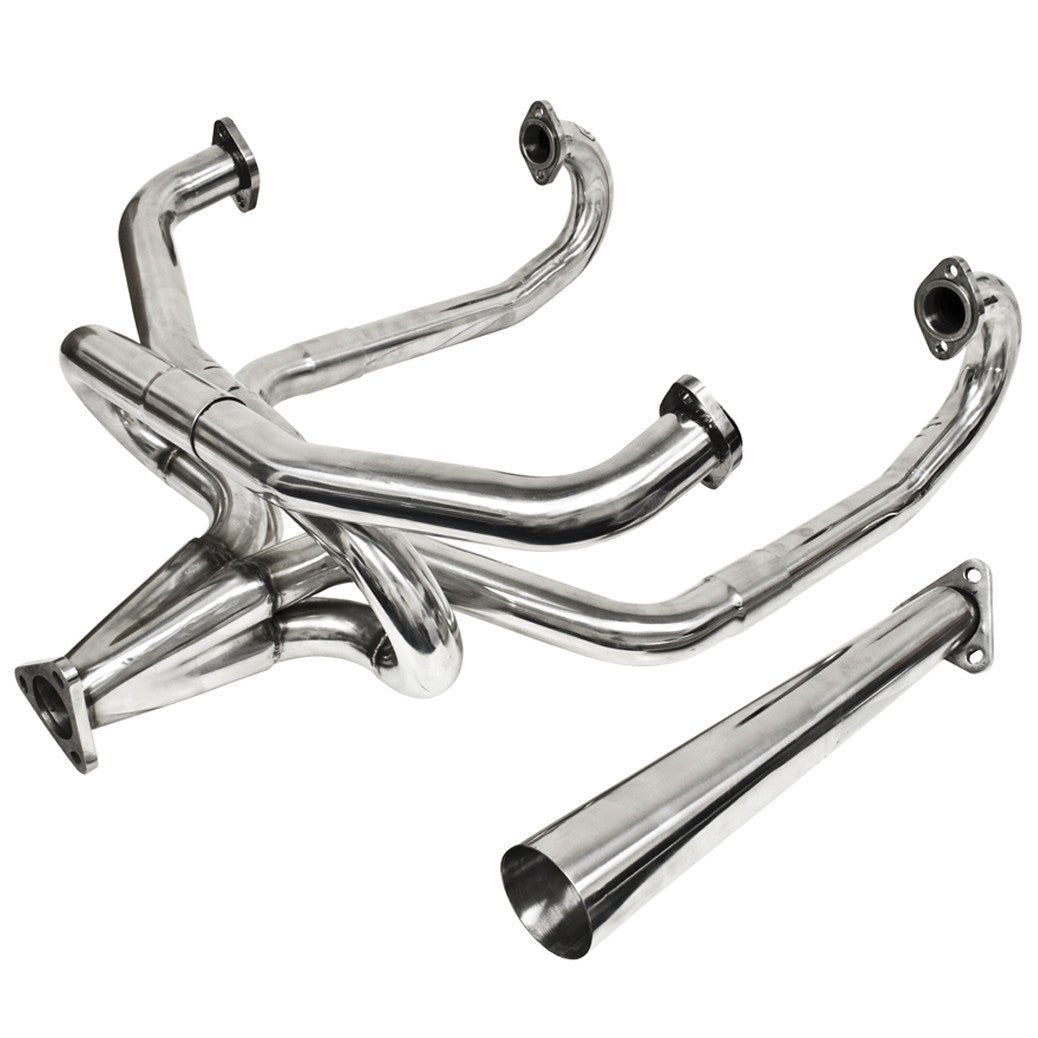 Empi 3760 Stainless Steel 1 - 5/8" Merged Racing Exhaust With Stinger,Vw Bug Sedan - Moore Parts