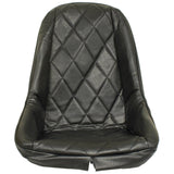 Empi 3880 Black Vinyl Low Back Bucket Seat Cover. Dune Buggy Vw Baja Bug, Each - Moore Parts