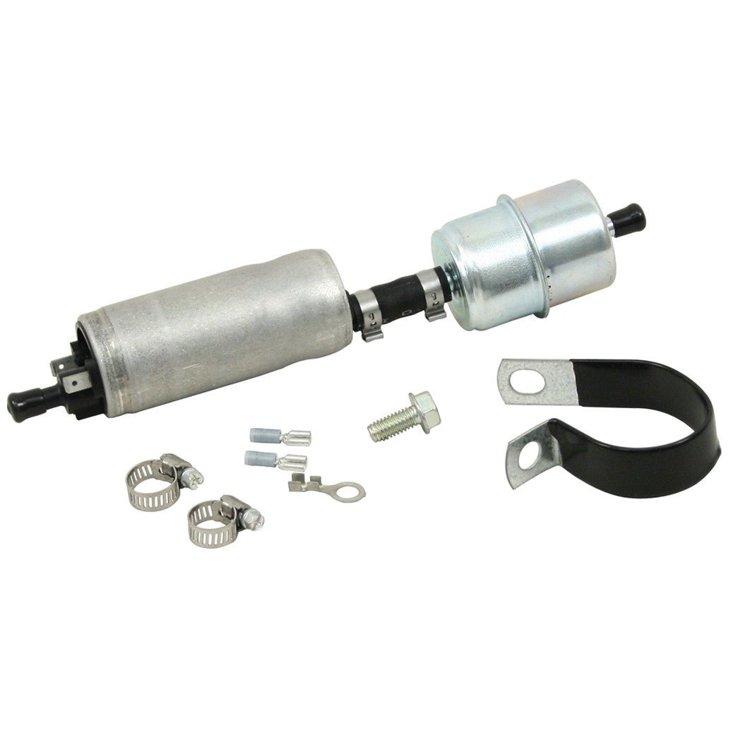 Empi 41 - 2604 In - Line 12V Electric Fuel Pump W/Filter 30 GPH Fuel Flow At 2 - 4 PSI - Moore Parts