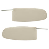 Empi 4425 Vw Bug Ivory Sun Visors 1958 - 1964 - Hard Top And Convertible, Pair - Moore Parts