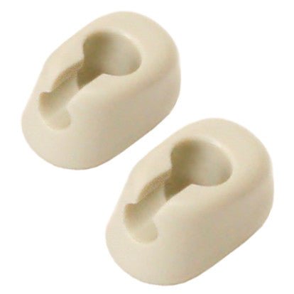 Empi 4429 Ivory Sun Visor Clips For Vw Bug 1965 - 1967/ Vw Bus 1968 - 1979, Pair - Moore Parts