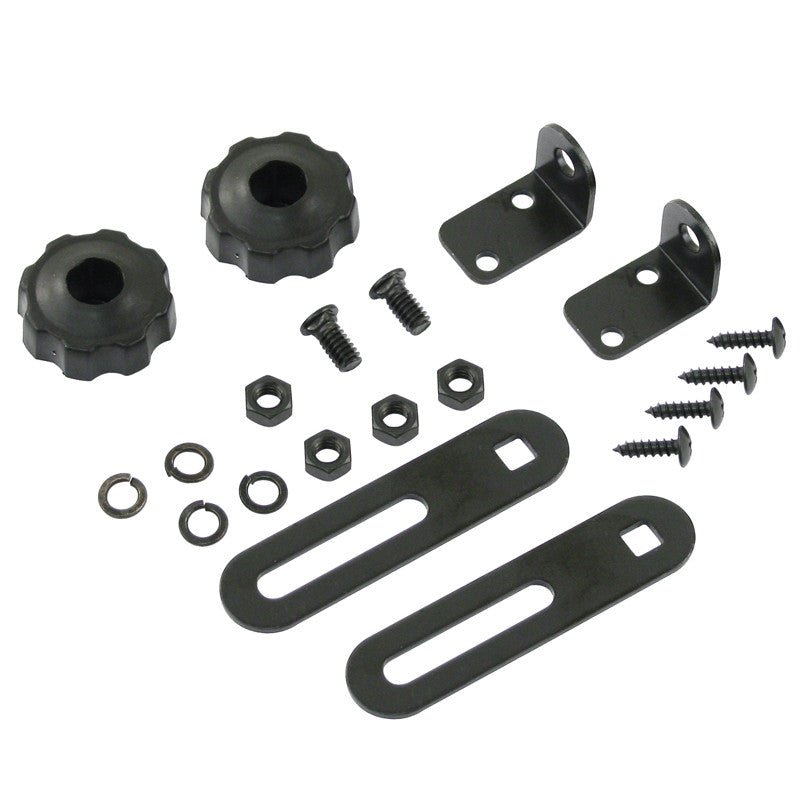 Empi 4580 - 7 Black 5 Panel Mirror Hardware Vw Dune Buggy Ghia Jeep Golf Cart - Moore Parts