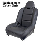 Empi 62 - 2777 - 7 Race Trim Suspension Hi - Back Seat Cover Only, Black Vinyl/Carbon - Moore Parts