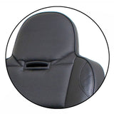 Empi 62 - 2777 - 7 Race Trim Suspension Hi - Back Seat Cover Only, Black Vinyl/Carbon - Moore Parts