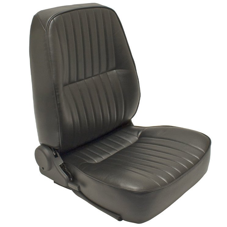 Empi 62 - 2951 Black Vinyl Reclining Low Back Bucket Seat, Right Side - Moore Parts