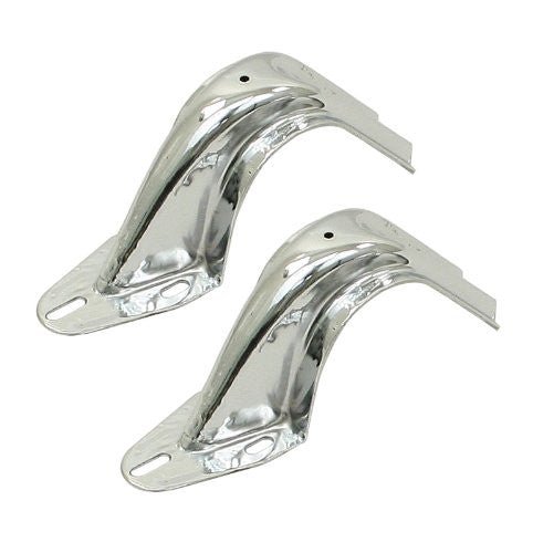 Empi 8662 Chrome Rear Deck Hinges, Pair, Vw Volkswagen Type 1 Bug, Beetle, Pair - Moore Parts