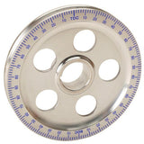 Empi 8914 Vw Aluminum Crankshaft Stock Size Pulley W/Holes, Blue Timing Marks - Moore Parts