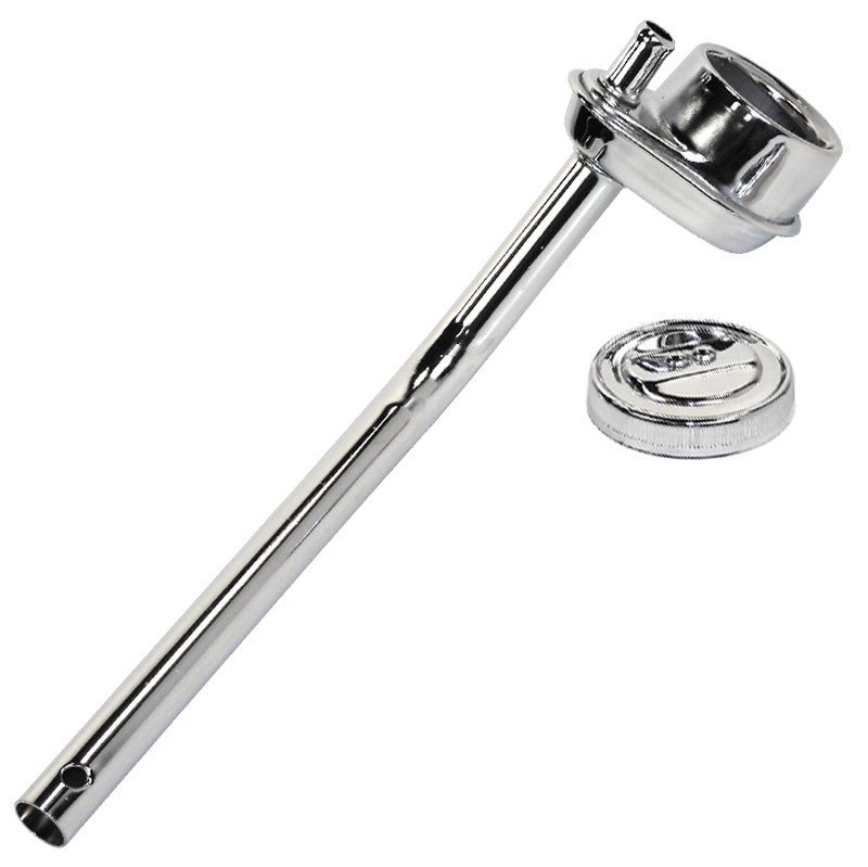 Empi 8965 Chrome Oil Filler w/Oil Cap & Drain Tube Fits Air - cooled Vw Bug Engine - Moore Parts