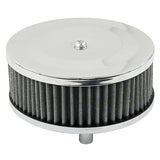 Empi 9044 Chrome Round Air Cleaner, Classic Vw Bug Air - cooled Volkswagens - Moore Parts