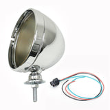 Empi 9305 Chrome 7" Headlight Housing With H4 55/60W Headlight Bulb - Moore Parts
